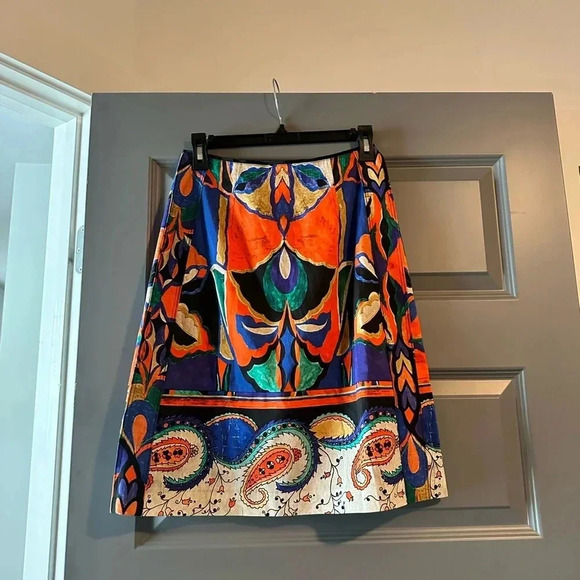 NWT size XS Kobi Halperin Jackie Printed Skirt - Picture 2 of 4